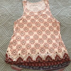 Mudd flowy tank top
